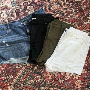 Aerie denim shorts size L